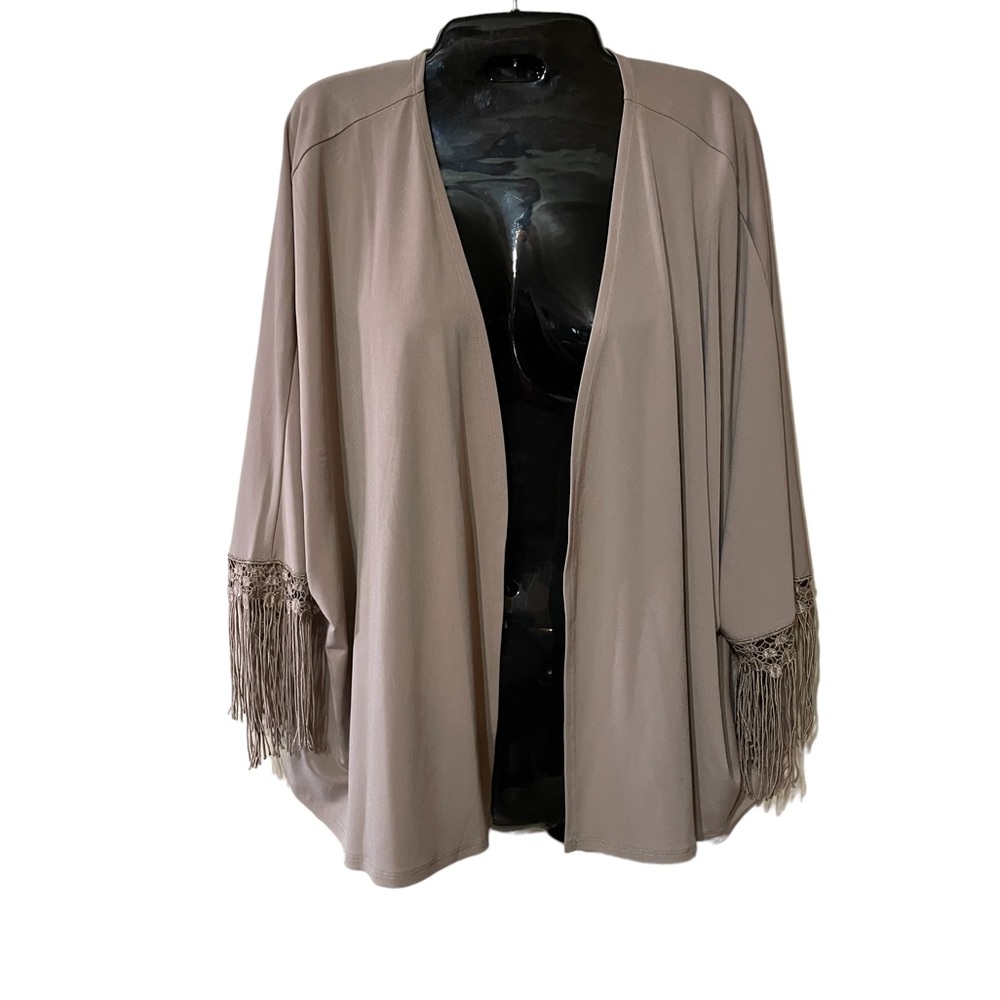 Easy wear by Chico’s Size 3 Fringed Jacket